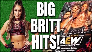 Big Britt Hits 2023 AEW Hobby Box Opening [upl. by Arriaes]