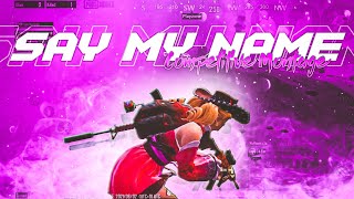 Say My Name  Competitive Montage  Scrims  Tournament  BGMI  Ved2op [upl. by Simone779]