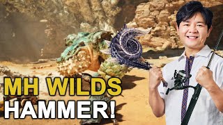 MH Wilds HAMMER GAMEPLAY [upl. by Akirej]