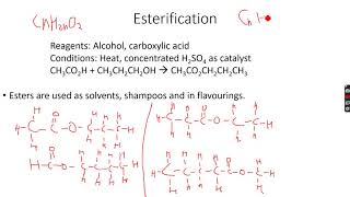 ASLevel Chemistry Alcohols Esters and Carboxylic Acids Part 17 [upl. by Eynahpets]