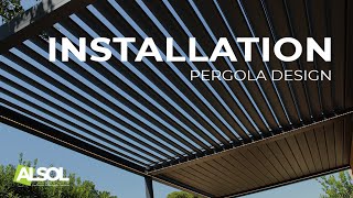 Installation dune Pergola bioclimatique Design [upl. by Villada]