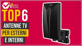 Antenne TV per esterni e interni  Top 6  QualeScelgo [upl. by Eisso976]