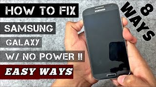 HOW to Fix ALL Samsung Galaxy Phones WONT TURN ON [upl. by Ennybor]