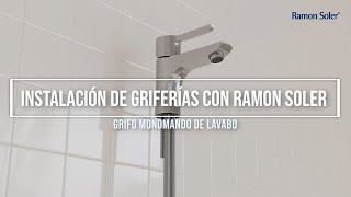 Cómo instalar un grifo monomando de lavabo  ramonsoler® [upl. by Zetnwahs]