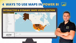 Maps In Power BI Visualize Your Data With 4 Key Visuals  NextGen BI Guru [upl. by Mcwherter111]