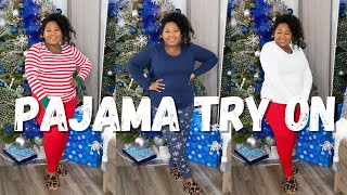 Old Navy Mini Holiday Pajama Try On Haul [upl. by Cohla148]