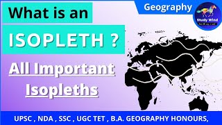 ISOPLETH What is an Isopleth  All Important Isopleths  UPSC NDA TET BAClass12th Geography [upl. by Uhayile]