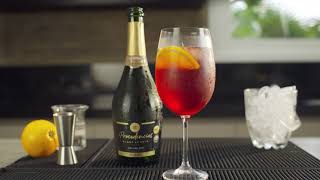 Receitas Drinks  Campari Spritz  Espumante Aurora Pinot Noir [upl. by Pasol289]