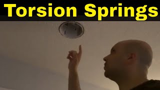 How To Install Torsion Springs On Recessed LightsTutorial [upl. by Blinni]