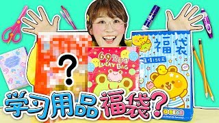 超大學習用品福袋開箱啦！都有什麽驚喜呢？小伶玩具  Xiaoling toy [upl. by Granger]