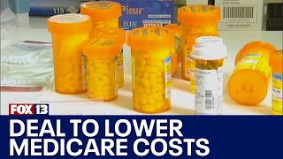 White House strikes deal to lower Medicare drug costs  FOX 13 Seattle [upl. by Dewitt57]