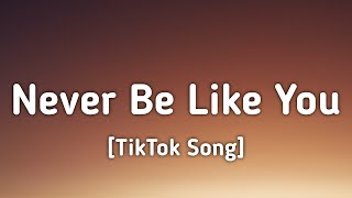 Flume  Never Be Like You ft Kai Lyrics quotStop looking at me with those eyesquot TikTok Song [upl. by Ekrub]