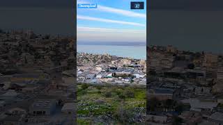 Panorama of the Sea of Galilee and Tiberias Israel [upl. by Snevets]