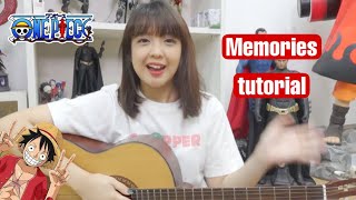 One Piece  MEMORIES chord tutorial by Manda [upl. by Anitsirc]