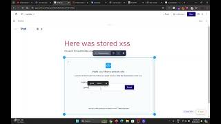 Qwilr  Stored xss bug bounty poc video  bugbounty [upl. by Ahsimit]