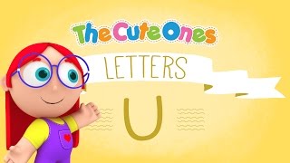 Letter U  LETTERS  The Cute Ones  Activities [upl. by Ardnahsal819]