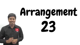 ARRANGEMENT  23  For all BANK EXAM [upl. by Karlens]