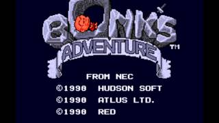 Bonks Adventure TG16 Music Cave Level Theme Four [upl. by Eelime]