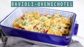 RECEPT Ravioliovenschotel met pesto  LEKKER EN SIMPEL [upl. by Nosiaj]