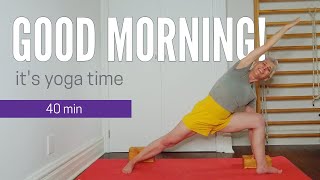 Iyengar Yoga for Beginners  Perfect Way to Start the Day [upl. by Blanche156]