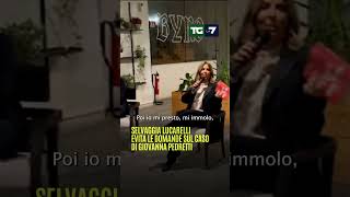 Selvaggia Lucarelli evita le domande sul caso di Giovanna Pedretti [upl. by Ardnahsal]