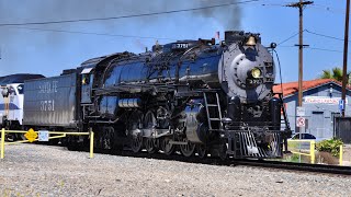 Santa Fe 3751 Steam Locomotive San Bernardino Railroad Days 2010  2014 [upl. by Isak]