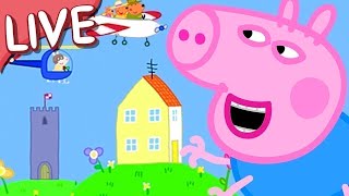 🔴 Giant Peppa Pig and George Pig LIVE FULL EPISODES 24 Hour Livestream [upl. by Lyrehc525]