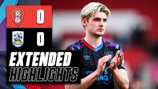 EXTENDED HIGHLIGHTS  Rotherham United 00 Huddersfield Town [upl. by Sidnak]