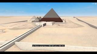 DIGITAL GIZA Giza 3D  Tour of the Menkaure Pyramid Complex [upl. by Chelsae]