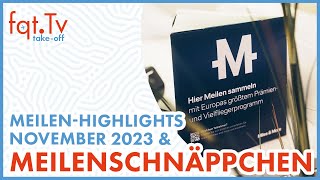 Lufthansa Miles amp More MeilenHighlights und Meilenschnäppchen Vorschau November 2023 [upl. by Fusco491]