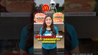 McDs AI Generated 🤖quotSignature Collectionquot Burgers Honest Review🍔 burger reaction review shorts [upl. by Nnairet]