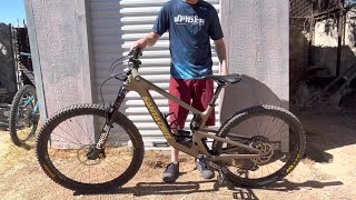 Santa Cruz 5010mx v5 bike check santacruzbicycles [upl. by Asyar]