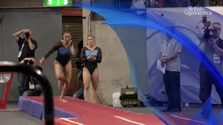 Yasmin Taite SILVER 2017 Tumbling Womens Senior British Championships [upl. by Araeit]