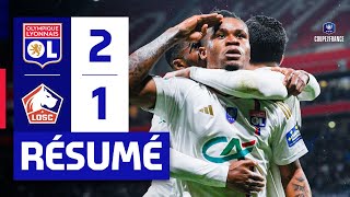 Résumé OL  Lille OSC  8e de finale de Coupe de France  Olympique Lyonnais [upl. by Michelsen]