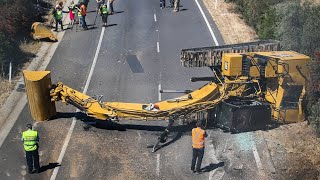 TOP 10 Dangerous Operating Excavator Fails 2022 [upl. by Nosnehpets]