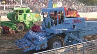 COMBINE DEMO DERBY ht2 Wright County Fair [upl. by Assirroc]