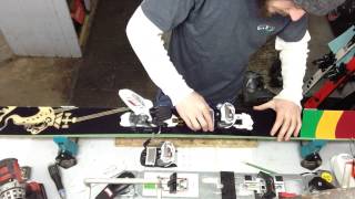 Mounting Marker Ski Bindings [upl. by Ialda]