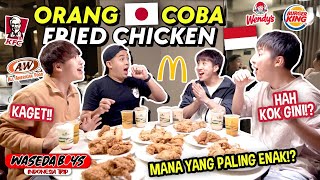 WASEDABOYS MUKBANG FRIED CHICKEN INDONESIA MANA YANG PALING ENAK  INDONESIA TRIP 13 [upl. by Idas]