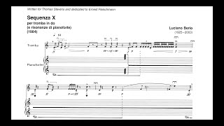 Berio  Sequenza X score HD [upl. by Salome327]