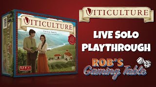 Viticulture Essential Edition Solo Playthrough [upl. by Sharlene]