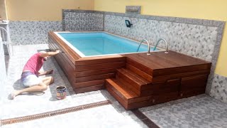 Piscina em Deck [upl. by Lissi]