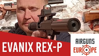 Evanix RexP Big Bore PCP Pistol [upl. by Aleafar]