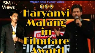 Haryanvi Malang in Filmfare Award Comedy Show Lovish Arnaicha [upl. by Aramas]