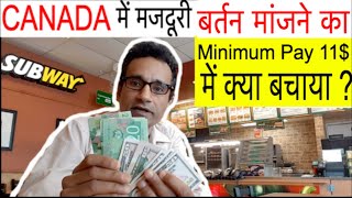 Minimum Salary in Canada in Hindi  Indian [upl. by Giark150]