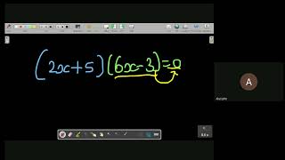 Quadratics Equation Solving BinomialsCsec Maths [upl. by Infield]