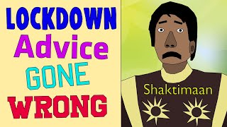 Shaktimaan Lockdown Advice Gone Wrong  lockdown comedy video  Jags Animation [upl. by Picco]