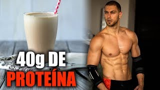 Batido de Proteína Natural sin Polvo para Aumentar Masa Muscular [upl. by Suravaj780]