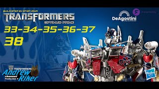 TRANSFORMERS Fanhome OPTIMUS PRIME DeAgostini  FASCICOLI 3338  OFFICIAL ITALIAN TEAM [upl. by Caye]