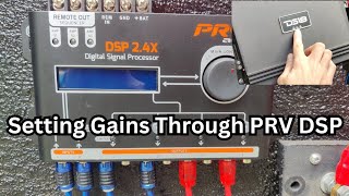 quotStepByStep Guide On Setting Gains Through PRV DSPquot With Or Without Clip Light [upl. by Auhel]