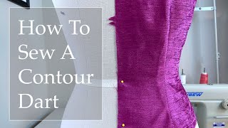 How To Sew Contour DoublePointed Darts [upl. by Retsev]